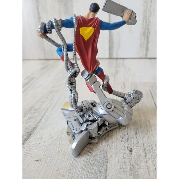 DC brainiac Superman fight 2001 comic figuring statue mini - Picture 5 of 8